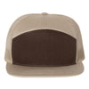 Seven-Panel Trucker Cap - 168 - Brown/Khaki
