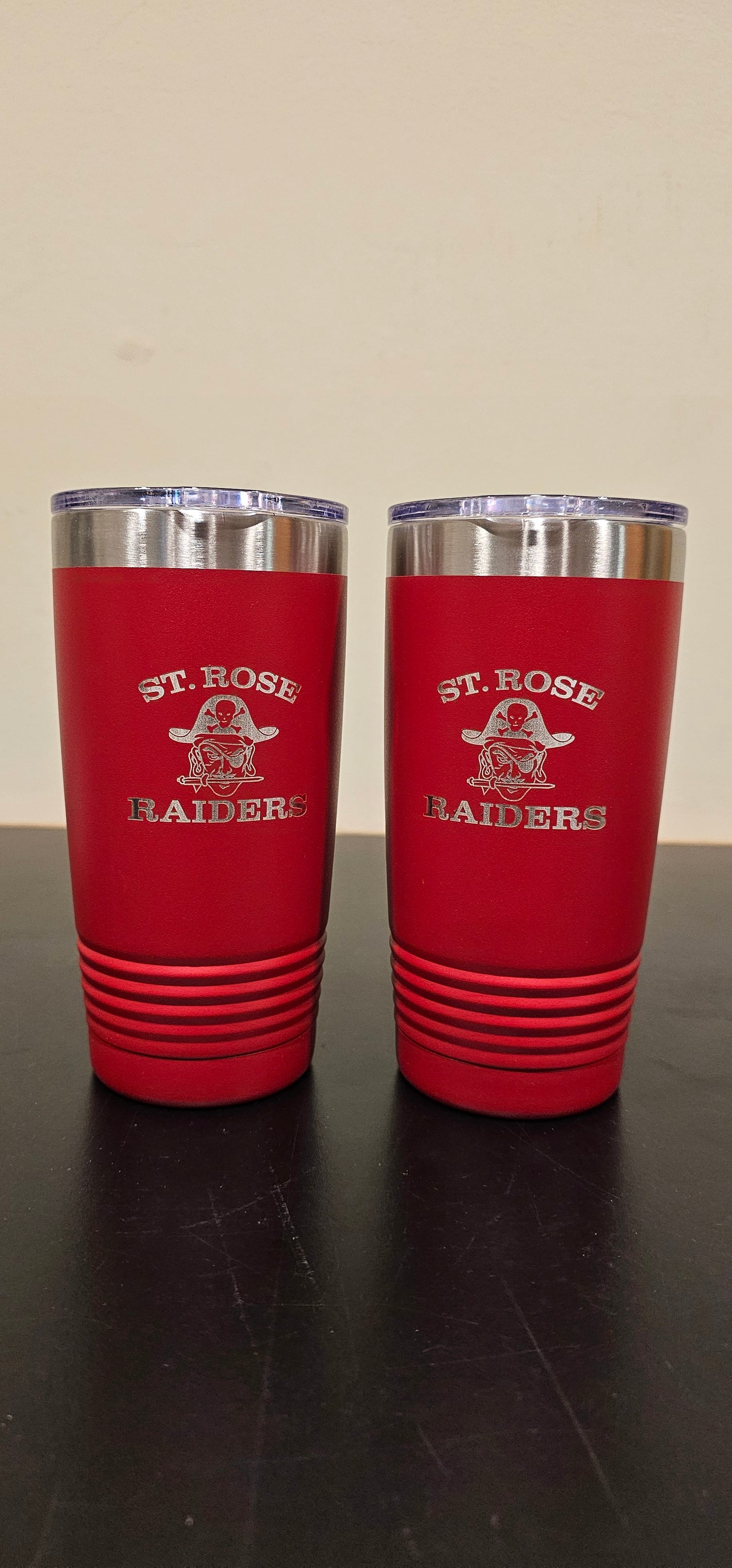 Polar Camel 20 oz. Red Ringneck Tumbler with lid