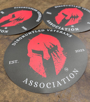 Disgruntled Veterans Association 6in X 6in Vinyl Sticker