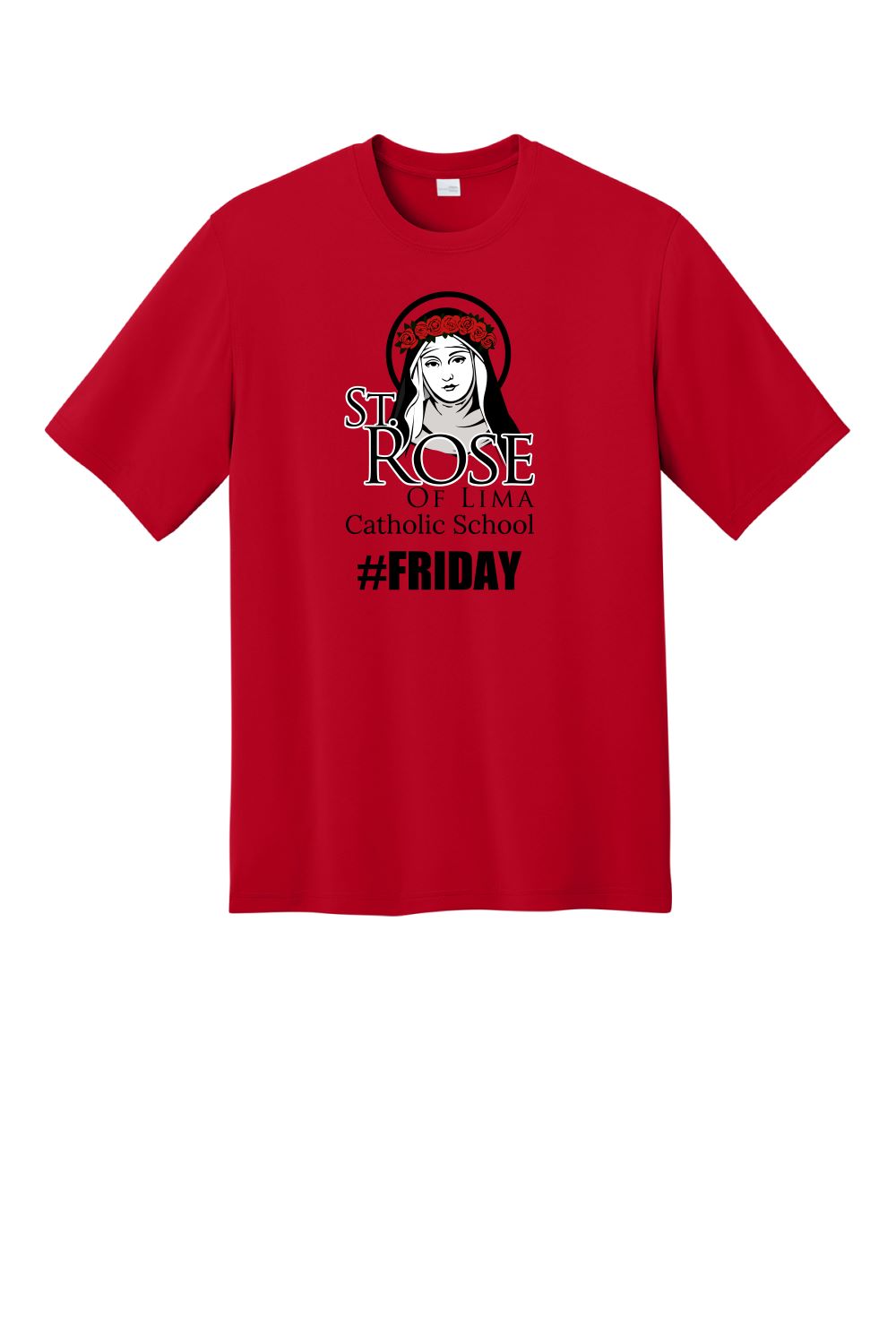 St. Rose Dress Down Tee Shirt ADULTS